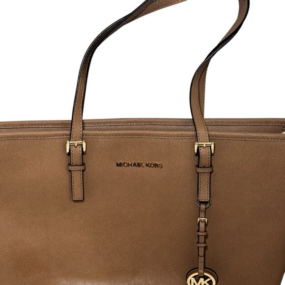 MICHAEL KORS Jet Set 10x16 Multifunction Zip Saffiano Tote Shoulder bag - Picture 4 of 10